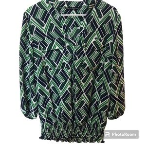 ⭐️Like new- Zac and Rachel bright blouse. Size medium.